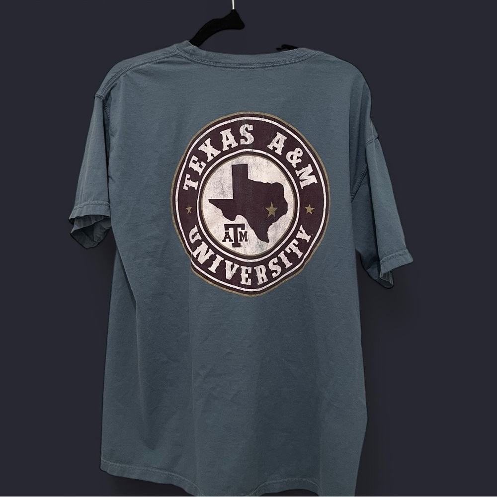 Men’s Texas A&M University Blue T-Shirt